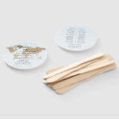 Éventail Ventilateur du programme de mariage de destination (Non-assemblé)