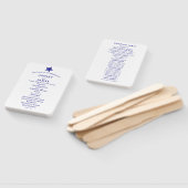 Éventail Ventilateur du programme de mariage de plage avec  (Non-assemblé)