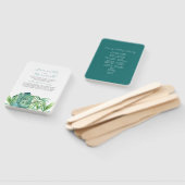 Éventail Ventilateur du programme de mariage des Feuilles b (Non-assemblé)