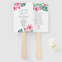 Ventilateur du programme de mariage des fleurs d'H