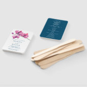 Éventail Ventilateur du programme de mariage des orchidées (Non-assemblé)