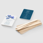 Éventail Ventilateur du programme de mariage des orchidées (Non-assemblé)