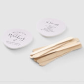 Éventail Ventilateur du programme de mariage doux et simple (Non-assemblé)