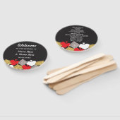 Éventail Ventilateur du programme de mariage du Casino de L (Non-assemblé)