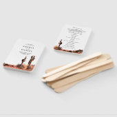 Éventail Ventilateur du programme de mariage du désert Wate (Non-assemblé)