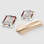 Éventail Ventilateur du programme de mariage floral (Non-assemblé)