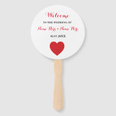 Éventail Ventilateur du programme de mariage Las Vegas Casi (Devant)