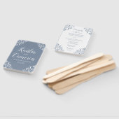 Éventail Ventilateur du programme de mariage | Nadine (Dust (Non-assemblé)