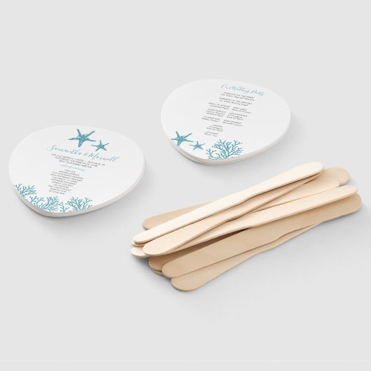 Éventail Ventilateur du programme de mariage pour le corail (Non-assemblé)