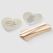 Éventail Ventilateur du programme de mariage - Ventilateur  (Non-assemblé)