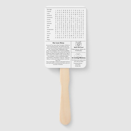 Éventail Ventilateur du programme de poste de journal maria (Dos)