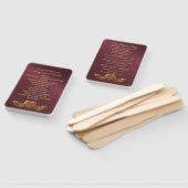 Éventail Ventilateur du programme Mariage damassé de Bourgo (Non-assemblé)