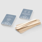 Éventail Ventilateur du programme Mariage damassé Elegant D (Non-assemblé)