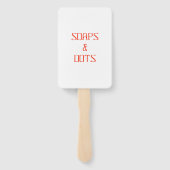 Éventail Ventilateur Mah Jongg pour les savons et les point (Dos)