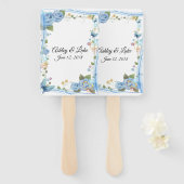 Éventail Ventilateur mariage (Devant et derrière)