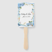 Éventail Ventilateur mariage (Dos)