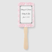 Éventail Ventilateur mariage (Dos)