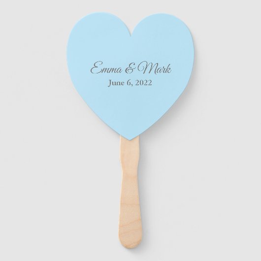 Éventail Ventilateur mariage (Dos)