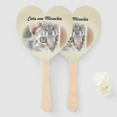 Éventail Ventilateur - Miracle of Cats (Devant et derrière)