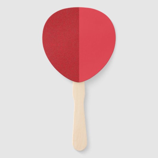 Éventail Ventilateur pétale à texture fractionnée - Rouge t (Devant)