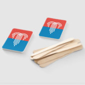 Éventail Ventilateurs à main avec drapeau de Kansas City, U (Non-assemblé)