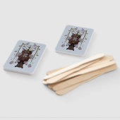 Éventail Ventilateurs à main bleu ciel Fox volant (Non-assemblé)