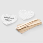 Éventail Ventilateurs à main de la fête de mariage (Non-assemblé)