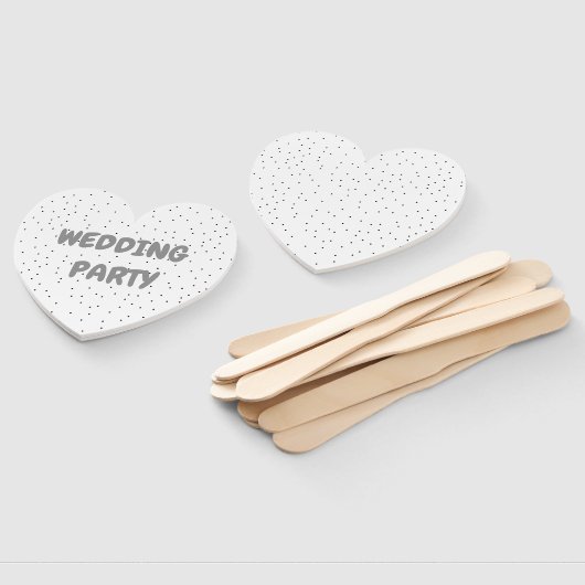 Éventail Ventilateurs à main de la fête de mariage (Non-assemblé)