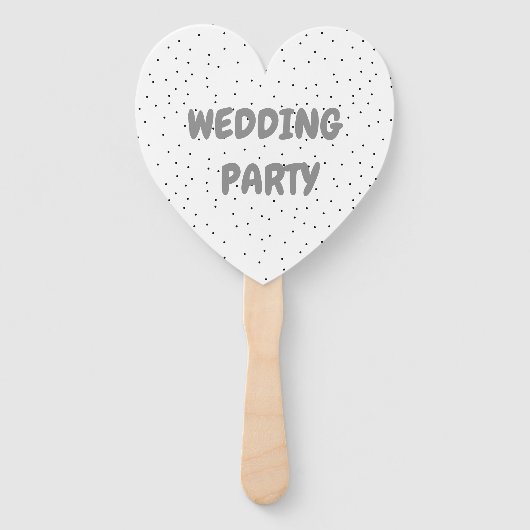 Éventail Ventilateurs à main de la fête de mariage (Devant)