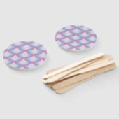 Éventail Ventilateurs à main en pierre de lune (Non-assemblé)