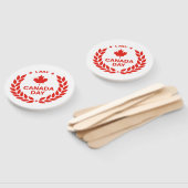 Éventail Ventilateurs à main pour la Fête du Canada (Non-assemblé)