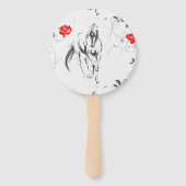 Éventail Ventilateurs baroques à cheval (Dos)