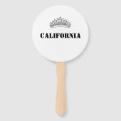 Éventail Ventilateurs de concours de texte foncé - Ensemble (Dos)