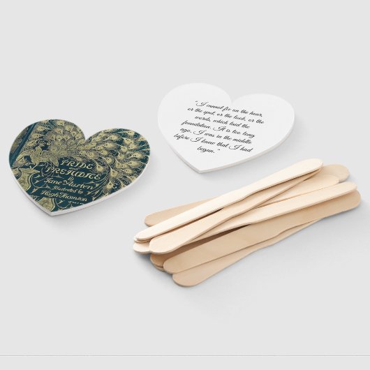 Éventail Ventilateurs de fierté et de préjugés (Non-assemblé)