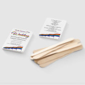 Éventail Ventilateurs de Mariage arc-en-ciel gay pride avec (Non-assemblé)