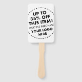 Éventail Ventilateurs de mariage sur mesure 35% de réductio (Devant)