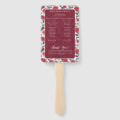 Éventail Ventilateurs de programme Rose (Dos)