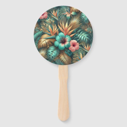 Éventail Ventilateurs d'élégance tropicale (Devant)