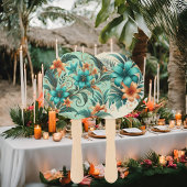 Éventail Ventilateurs d'Iridescence tropicale