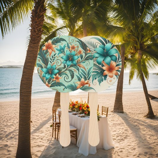 Éventail Ventilateurs d'Iridescence tropicale