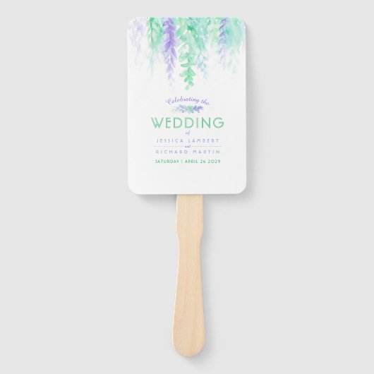 Éventail Ventilateurs du programme de cascade de fleurs ver (Devant)