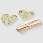 Éventail Ventilateurs du programme de mariage (Non-assemblé)