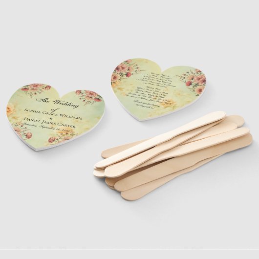 Éventail Ventilateurs du programme de mariage (Non-assemblé)