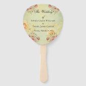 Éventail Ventilateurs du programme de mariage (Devant)