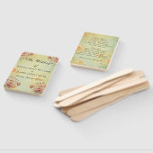 Éventail Ventilateurs du programme de mariage (Non-assemblé)