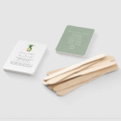 Éventail Ventilateurs du programme de mariage Aquarelle ana (Non-assemblé)