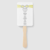 Éventail Ventilateurs du programme de mariage de l'infini d (Dos)