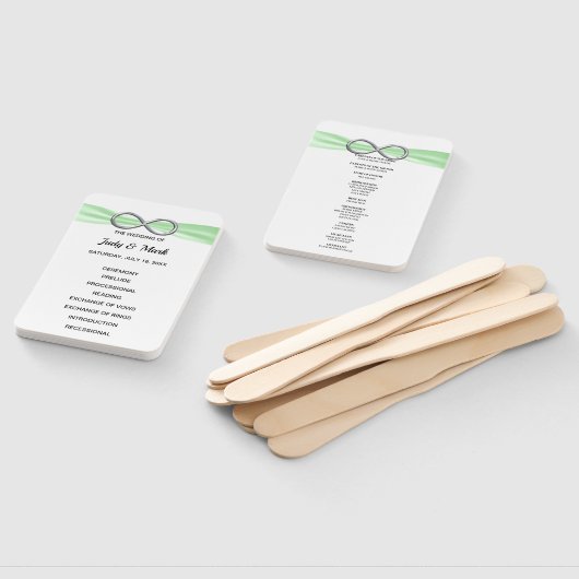 Éventail Ventilateurs du programme de mariage Green Infinit (Non-assemblé)