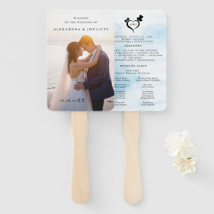 Éventail Ventilateurs du programme de mariage moderne avec