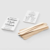 Éventail Ventilateurs du programme de mariage vierge de bas (Non-assemblé)